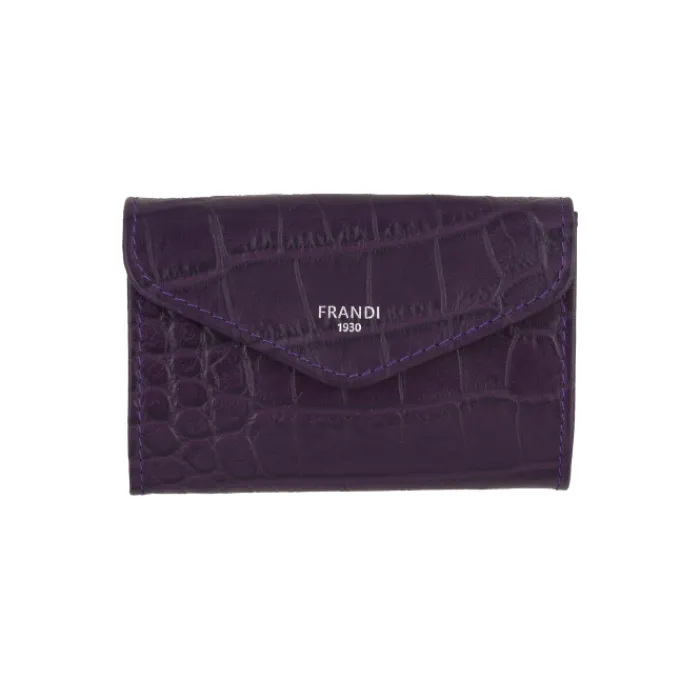 Frandi Porte monnaie crocodile>Femme Porte-Monnaie Cuir