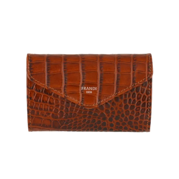 Frandi Porte monnaie crocodile>Femme Porte-Monnaie Cuir