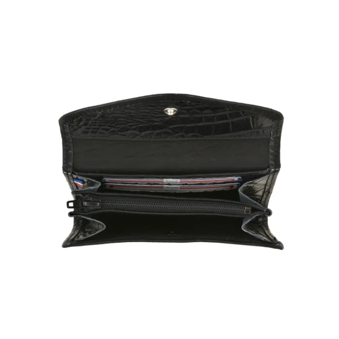 Frandi Porte monnaie crocodile>Femme Porte-Monnaie Cuir