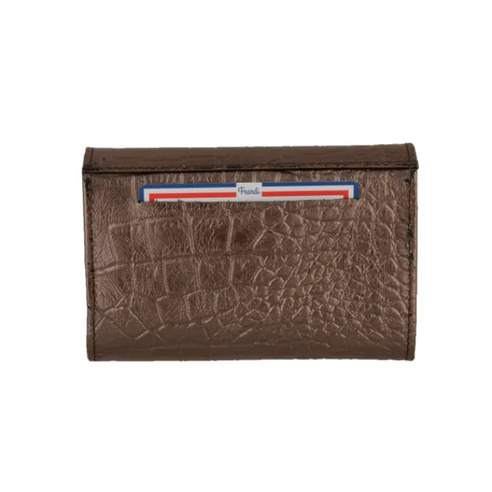 Frandi Porte monnaie crocodile>Femme Porte-Monnaie Cuir