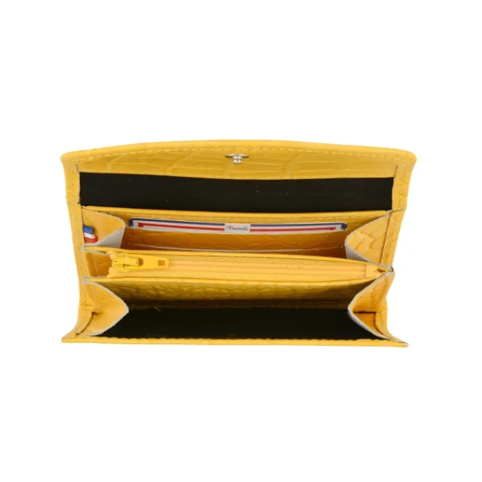 Frandi Porte monnaie crocodile>Femme Porte-Monnaie Cuir