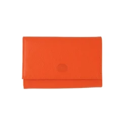 Frandi Porte monnaie femme fermoir en cuir noir - 657><noscript><img width=