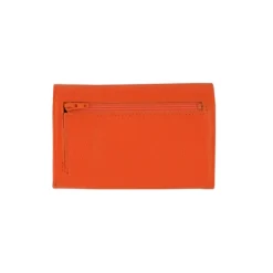 Frandi Porte monnaie femme fermoir en cuir noir - 657><noscript><img width=