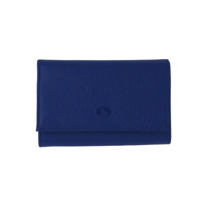 Frandi Porte monnaie femme fermoir en cuir noir - 657>Femme Porte-Monnaie Cuir