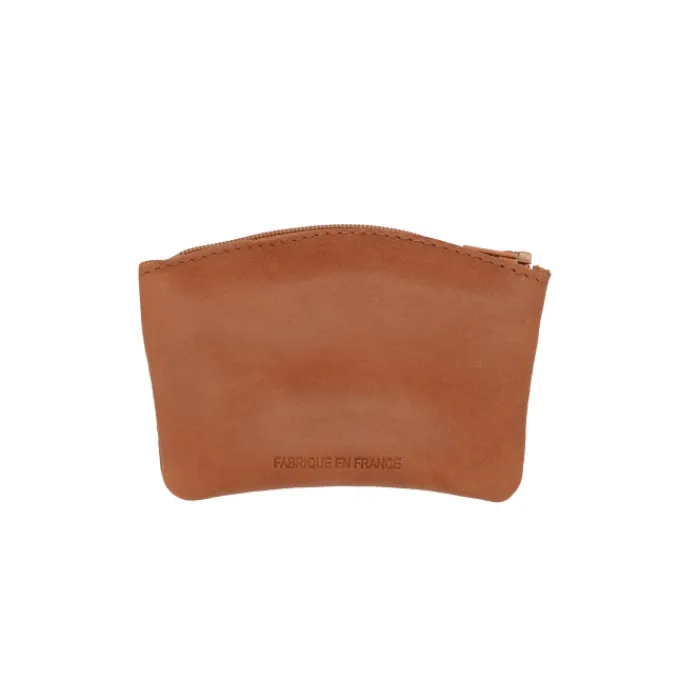 Frandi Porte monnaie fermeture zippée cuir noir 5204>Homme Porte-Monnaie Cuir