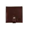 Frandi Porte monnaie marron avec patte ->Homme Porte-Monnaie Cuir