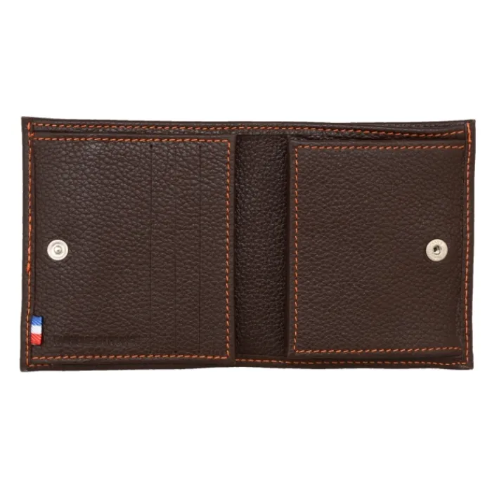 Frandi Porte monnaie sport surpiqûre>Homme Porte-Monnaie Cuir
