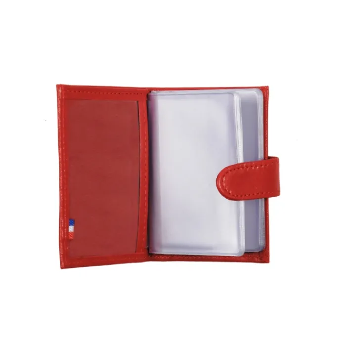 Frandi Porte-carte avec patte ->Femme Porte-Carte Cuir