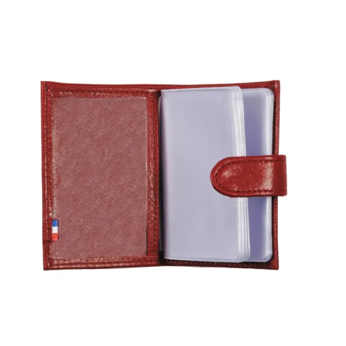 Frandi Porte-carte avec patte ->Femme Porte-Carte Cuir