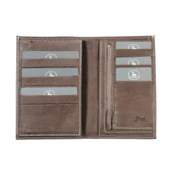 Frandi Portefeuile cuir avec fermeture extérieure ->Homme Portefeuille Cuir