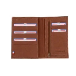 Frandi Portefeuile cuir avec fermeture extérieure -><noscript><img width=