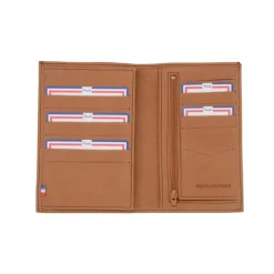 Frandi Portefeuile cuir avec fermeture extérieure -><noscript><img width=