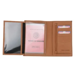 Frandi Portefeuile cuir avec fermeture extérieure -><noscript><img width=