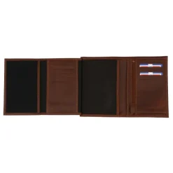 Frandi Portefeuille 4 volets vintage en cuir -><noscript><img width=
