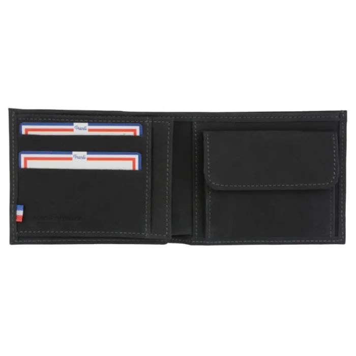 Frandi Portefeuille anti rfid en cuir vintage - 1930>Homme Portefeuille Anti Rfid Cuir