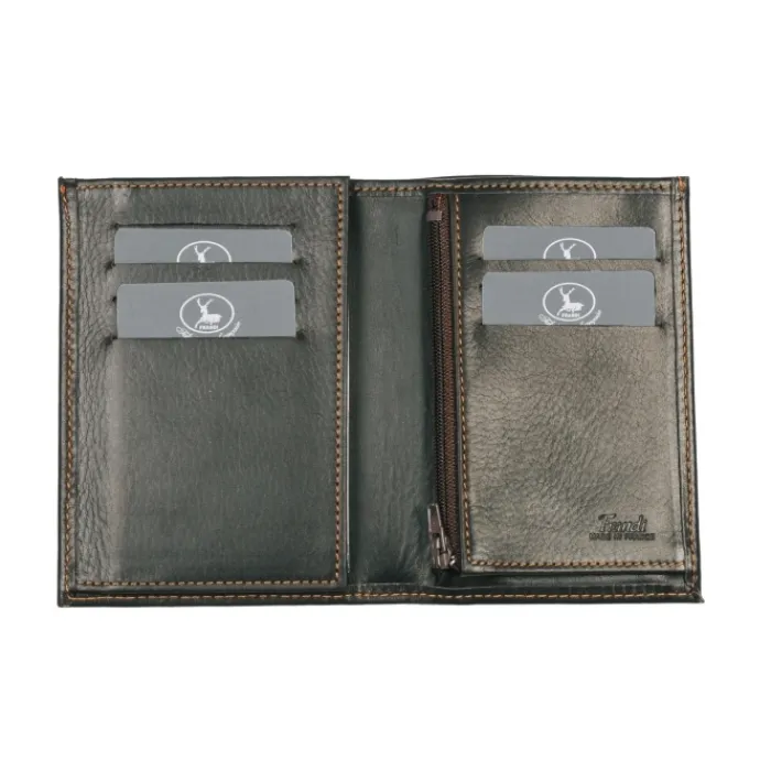 Frandi Portefeuille anti rfid fabriqué en France ->Homme Portefeuille Anti Rfid Cuir