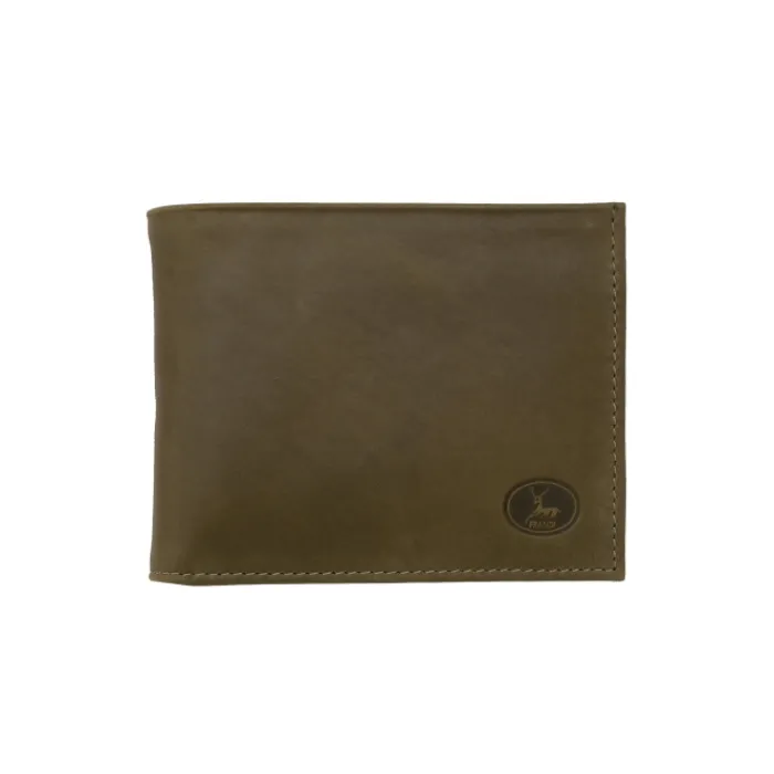 Frandi Portefeuille avec double poche billet ->Homme Portefeuille Cuir
