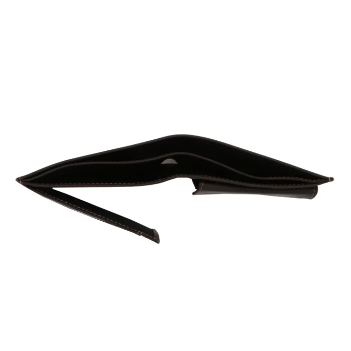 Frandi Portefeuille avec double poche billet ->Homme Portefeuille Cuir