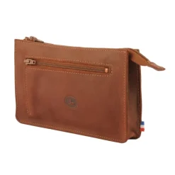 Frandi Portefeuille avec passant ceinture cuir gold -><noscript><img width=