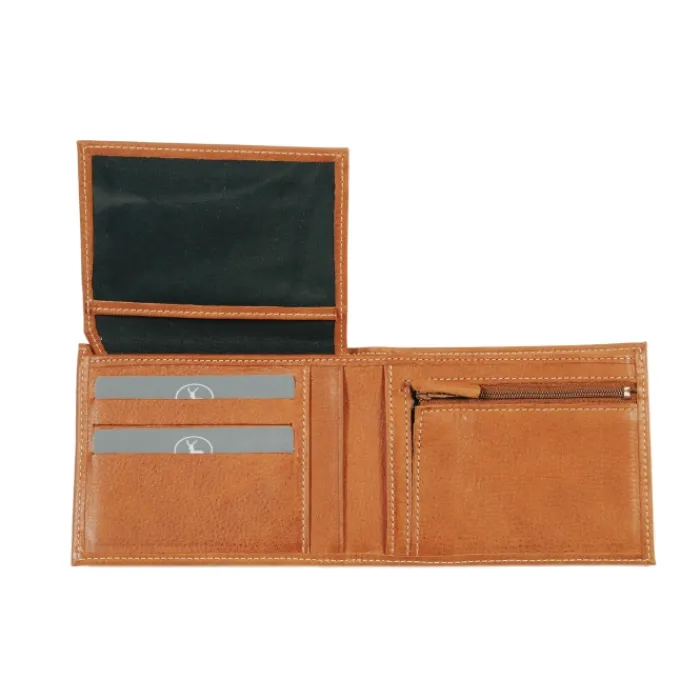 Frandi Portefeuille avec rabat en cuir ->Homme Portefeuille Cuir