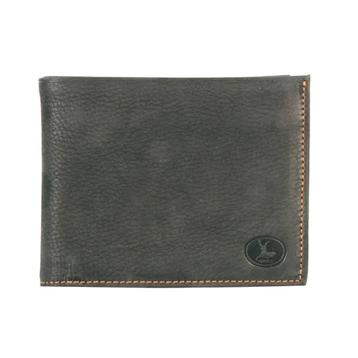 Frandi Portefeuille avec rabat en cuir ->Homme Portefeuille Cuir