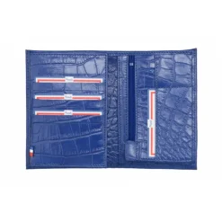 Frandi Portefeuille croco 14 cm>Homme Portefeuille Cuir
