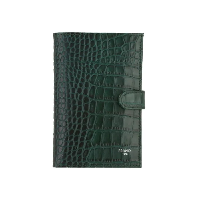 Frandi Portefeuille crocodile avec patte>Femme Portefeuille Cuir