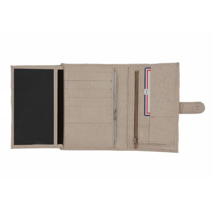 Frandi Portefeuille crocodile avec patte>Femme Portefeuille Cuir