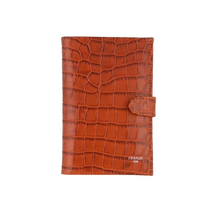 Frandi Portefeuille crocodile avec patte>Femme Portefeuille Cuir