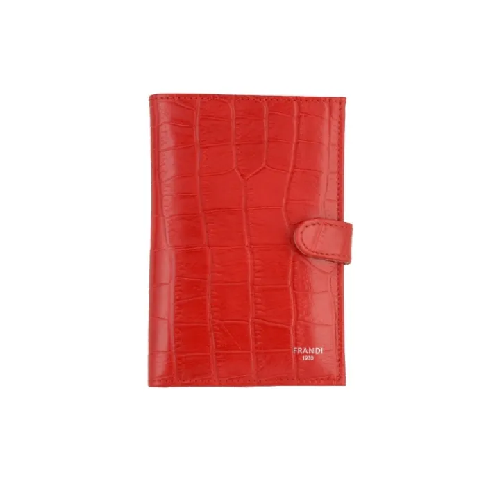 Frandi Portefeuille crocodile avec patte>Femme Portefeuille Cuir