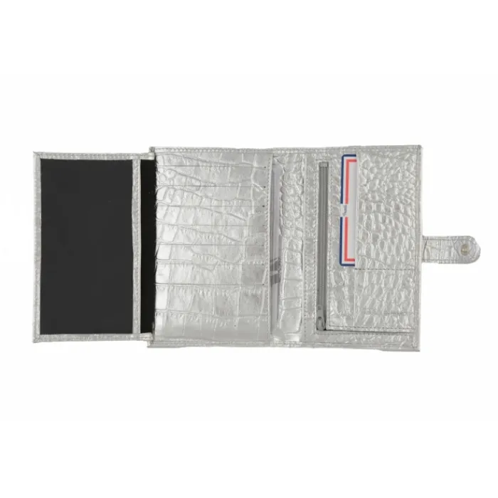 Frandi Portefeuille crocodile avec patte>Femme Portefeuille Cuir