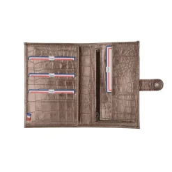 Frandi Portefeuille crocodile avec patte><noscript><img width=