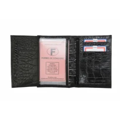 Frandi Portefeuille crocrodile 12 cm><noscript><img width=