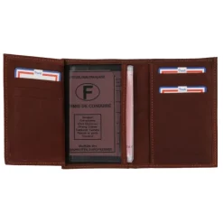 Frandi Portefeuille cuir - Portefeuille gold, marron ou noir -><noscript><img width=