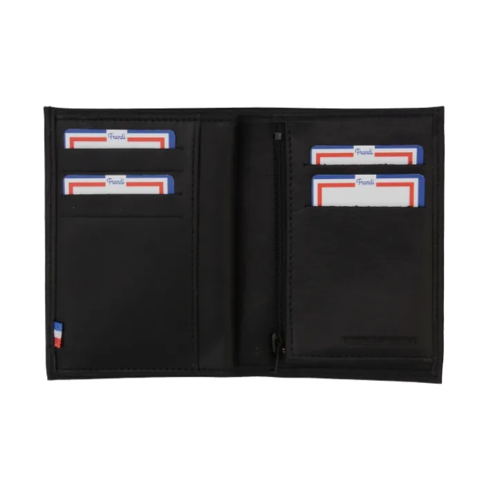 Frandi Portefeuille cuir 3 volets petit modèle ->Homme Portefeuille Cuir