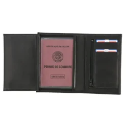 Frandi Portefeuille cuir 4 volets -><noscript><img width=