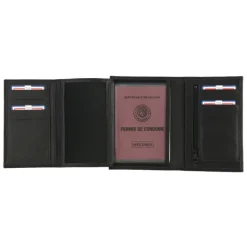 Frandi Portefeuille cuir 4 volets -><noscript><img width=