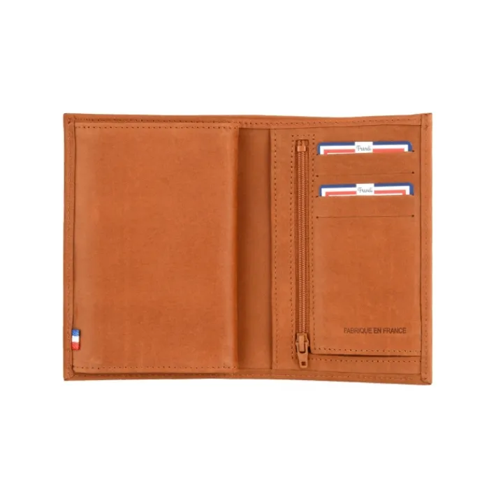 Frandi Portefeuille cuir 4 volets ->Homme Portefeuille Cuir