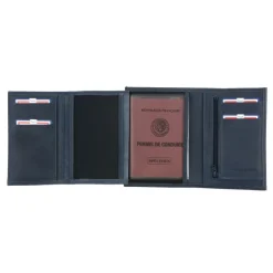Frandi Portefeuille cuir 4 volets -><noscript><img width=