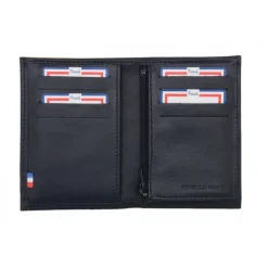 Frandi Portefeuille cuir bleu, marron ou noir -><noscript><img width=