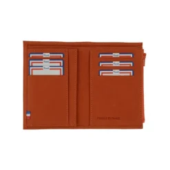 Frandi Portefeuille cuir femme - Portefeuille femme orange, violet ou rouge - 96469><noscript><img width=