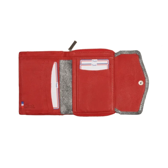 Frandi Portefeuille cuir femme ->Femme Portefeuille Cuir