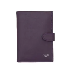 Frandi Portefeuille cuir femme orange violet rouge><noscript><img width=