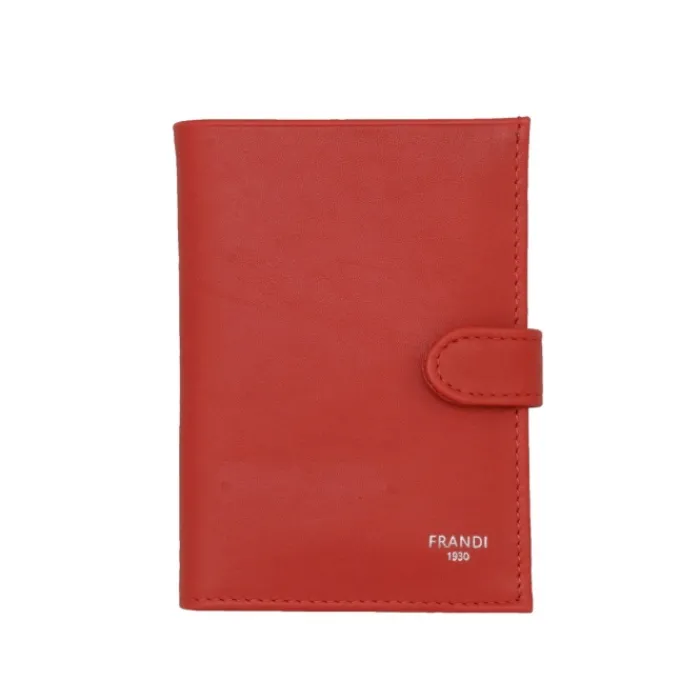 Frandi Portefeuille cuir femme orange violet rouge>Femme Portefeuille Cuir