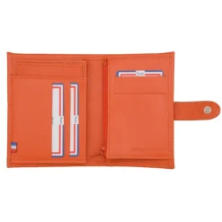 Frandi Portefeuille cuir femme orange violet rouge><noscript><img width=