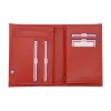 Frandi Portefeuille cuir femme rouge,marine ou orange ->Femme Portefeuille Cuir