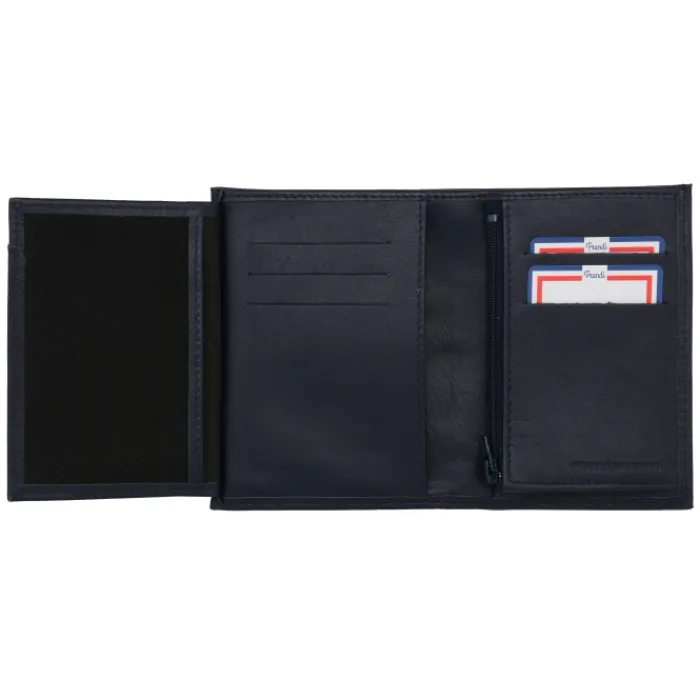 Frandi Portefeuille cuir femme rouge,marine ou orange ->Femme Portefeuille Cuir
