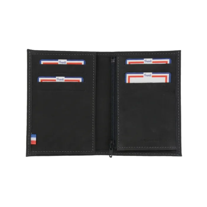 Frandi Portefeuille Cuir Homme Vintage | Qualité Artisanale Française ->Homme Portefeuille Cuir