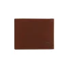 Frandi Portefeuille cuir noir avec rabat ->Homme Portefeuille Cuir