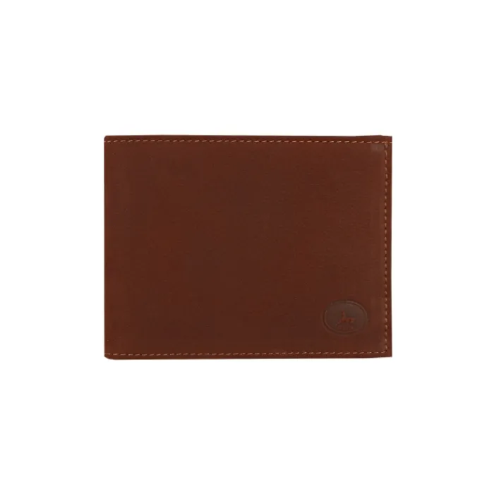 Frandi Portefeuille cuir noir avec rabat ->Homme Portefeuille Cuir